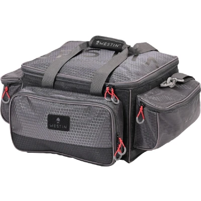 Afbeelding van Westin W4 Jumbo Lure Loader Large Titanium Black Schoudertas (Incl. 4 Tackleboxen) Vistas