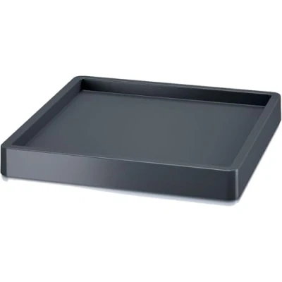 Image de Plateforme Mobile pour pot de fleurs avec roulettes SAUCER SQUARE, dimensions (mm) 446 x 63, couleur anthracite
