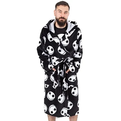 Afbeelding van Disney The Nightmare PJS kerstjurk voor heren, zwart, zwart.