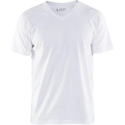 Afbeelding van Blaklader T Shirt, V hals 3360 1029 Wit XL