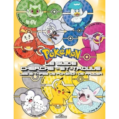Afbeelding van POKEMON GUIDE CHERCHE ET TROUVE 18 TYPES DE PALDEA
