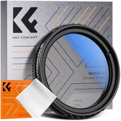 Afbeelding van K&amp;F Concept Circulaire polarisatiefilter voor Dash Cam, 40 mm CPL filter dashcam frontcamera, compatibel met Vantrue N5 N4Pro S1Pro E1 E2 E3 Lite vermindert reflecties en verbetert het