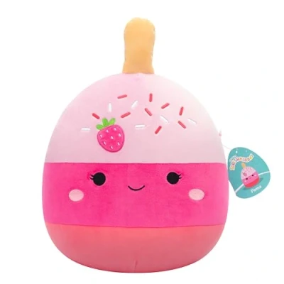 Afbeelding van Squishmallows SQCR06573 Officiële knuffel Jazwares Pama de Aardbei Cakepop 30 cm, superzacht knuffeldier