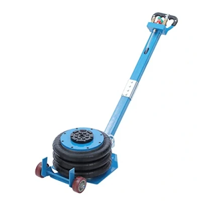 Afbeelding van Katsu 3 ton pneumatische krik luchtzak Air Jack opblaasbare met inklapbare handgreep en twee wielen, voor autoreparatie, bandenwissel