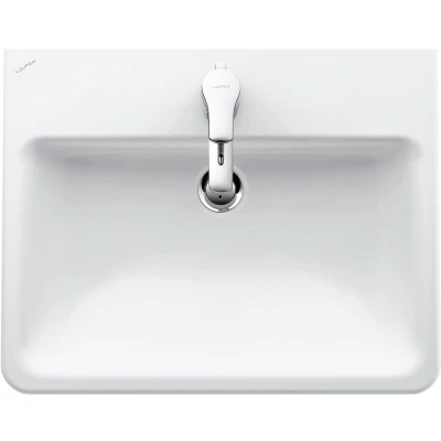 Afbeelding van LAUFEN Pro S inbouwwastafel met kraangat overloop en LCC wit