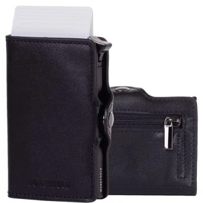 Afbeelding van Moneyhold Smart Portemonnee, Maat: One Size, Nero
