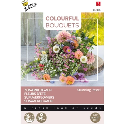 Afbeelding van Colourful Bouquets, Stunning Pastel gemengd Buzzy
