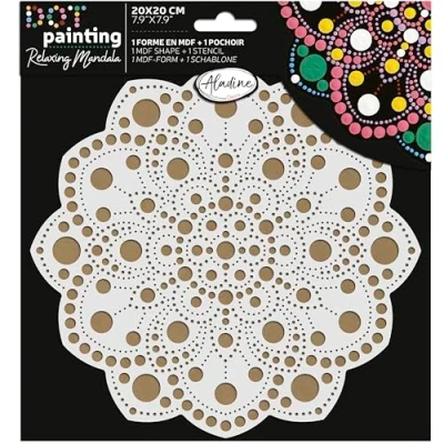 Afbeelding van Aladine Duo Dot Painting Set Mandala 20 cm nr. 2