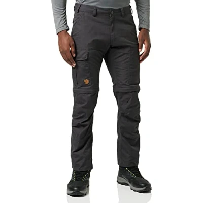 Afbeelding van Karl Pro Zip Off Wandelbroek Heren Dark Grey 900 50 Grijs