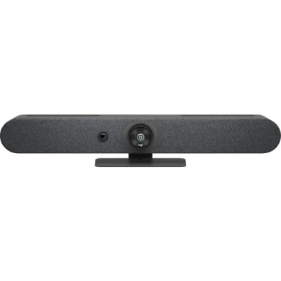Afbeelding van Logitech ConferenceCam RALLY Bar Mini, 4K Ultra HD, grafiet 3840x2160, 3x USB 2.0 A, 1x 3.0 C, Bluetooth, HDMI, netwerk, afstandsbediening