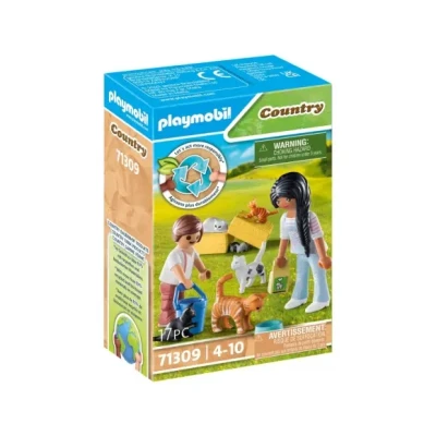 Afbeelding van Playmobil 71309 Country Kattenfamilie