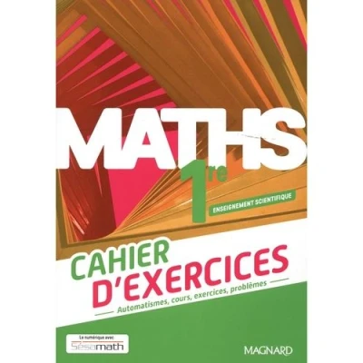 Image de Maths 1re Enseignement scientifique (2022) Cahier d&#039;exercices