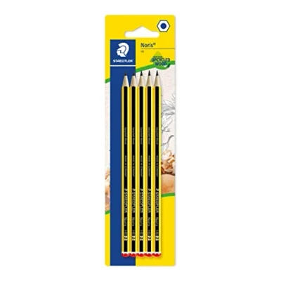 Image de STAEDTLER 120 2 BK5D Noris HB2 Lot de 5 crayons blister