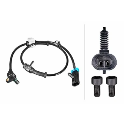 Afbeelding van HELLA 6PU 358 217 401 ABS sensor Met verbindingsstuk Inductie 2 715
