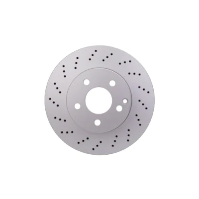 Afbeelding van HELLA PRO 8DD 355 114 391 Remschijf 295 28 05/06 112 interne ventilatie, Geperforeerd Gecoat Zonder wielbevestigingsbout, wielnaaf