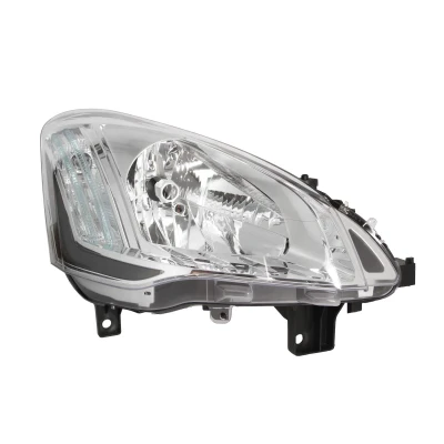 Afbeelding van TYC 20 14699 05 2 Koplampen rechts H4 voor rechtsrijdend verkeer Met elektromotor CITROËN: Berlingo II Van, II, PEUGEOT: Partner Tepee