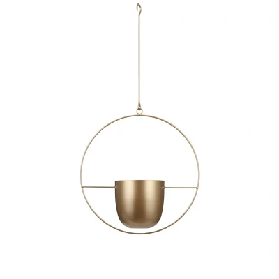 Afbeelding van Dexter Bloempot Hangend L34 x B14 H65 cm Goud
