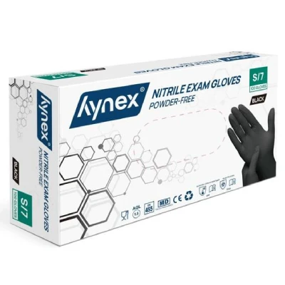 Afbeelding van Handschoen Hynex S nitril 100 stuks zwart