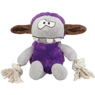 Afbeelding van Trixie hondenspeelgoed monster pluche paars 32 cm 2 st