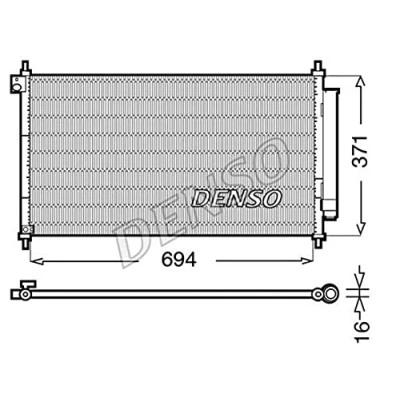 Afbeelding van Denso Airco condensor DCN40012