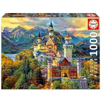 Afbeelding van Puzzel Educa Neuschwanstein Castle 1000 Onderdelen