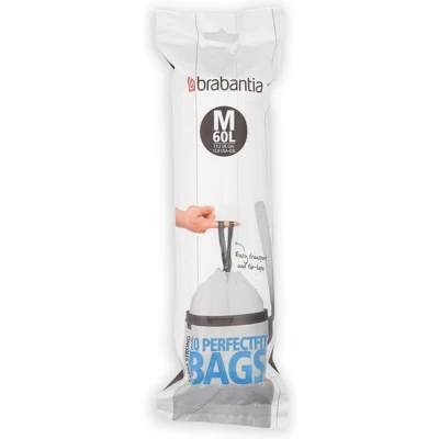 Afbeelding van Brabantia PerfectFit Afvalzak met trekbandsluiting 60 l Code M 10 stuks