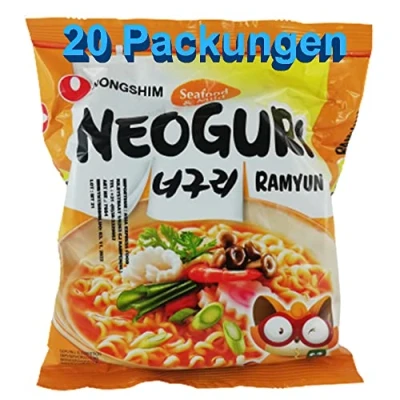 Afbeelding van Neoguri instant noedels zeevruchten &amp; zoet, 20 stuks (20 x 120 g)