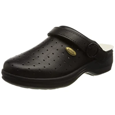 Afbeelding van Scholl Maat 42 marineblauw nieuwe bonus geperforeerde sandalen