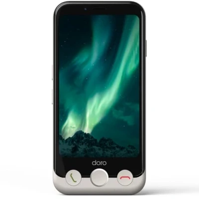 Afbeelding van DORO Aurora A10 4G smartphone dual SIM RAM 4 GB / intern geheugen 64 microSD slot lcd scherm 4.5&quot; 1280 x 720 pixels (60 Hz) rear camera 13 MP front 5