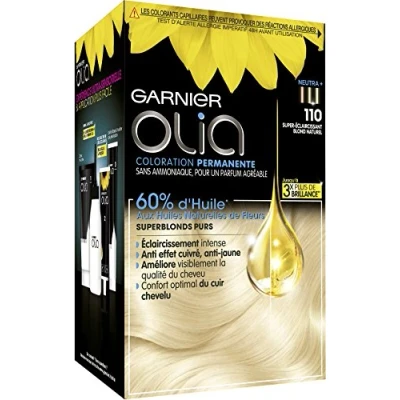 Afbeelding van nyxprofessionalmakeup Garnier Olia kleuring zonder ammoniak blond D+++ Maxi 2 8 stuks