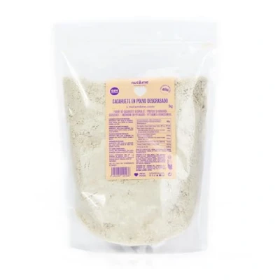 Image de Beurre d&#039; arachide en poudre Sans matières grasses 1 kg nut&amp;me 100% naturel et végétalien Peanut Butter Powder gluten