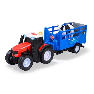 Afbeelding van Dickie Massey Ferguson Tractor met Dierentrailer