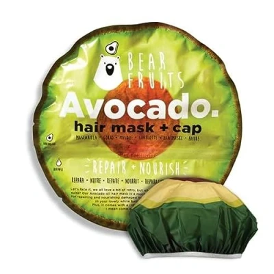 Afbeelding van Bear Fruits Haarmasker Avocado, + dop, 20 ml
