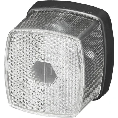 Afbeelding van Pro Plus Markeringslamp Zijlamp Contourverlichting Wit 65 x 60 mm Reflector blister