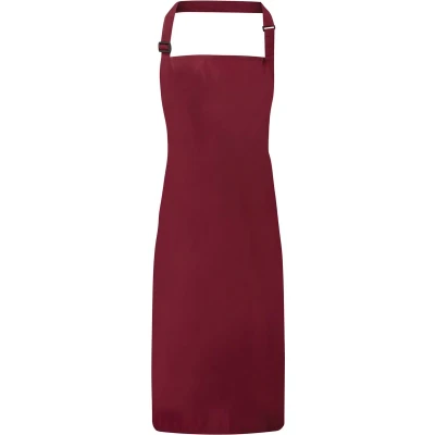Afbeelding van Premier Waterproof bib apron PR115 Burgundy
