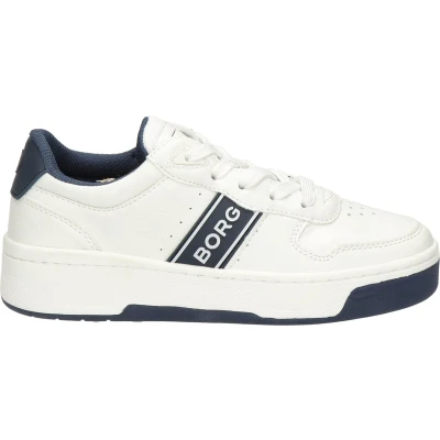 Afbeelding van Björn Borg Sneakers laag voor kinderen, Maat: 39, Wht nvy Leer