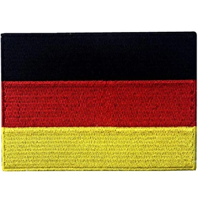 Afbeelding van ZEGIN Geborduurde patch met Duitse vlag Naaiijzer