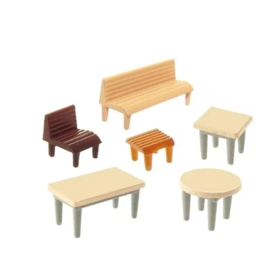 Afbeelding van Faller 7 Tafles, 24 Stoelen, 12 Banken
