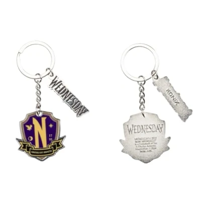 Afbeelding van Konix, Sleutelhanger, Woensdag sleutelhanger Nevermore