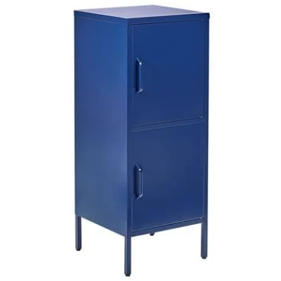 Afbeelding van Beliani HURON Kantoorkast Donkerblauw Staal