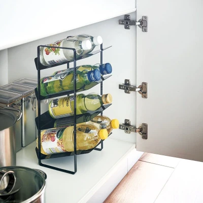 Afbeelding van Yamazaki Bottle Rack Tower Black