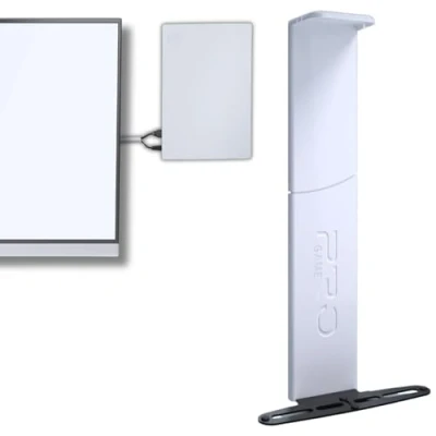 Afbeelding van Ps5 accessoires (PS5 kabel, batterij, wandhouder), wit, &quot;sleek&quot; of &quot;minimalistisch&quot;