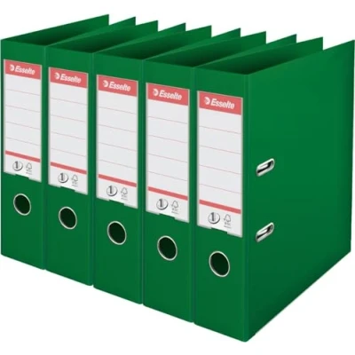 Afbeelding van Esselte ordner Power N1, rug van 7,5 cm, groen, pak 5 stuks