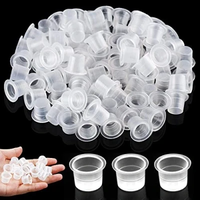 Afbeelding van Emalla tattoo inktdoppen, 200 stuks, wegwerp inkt, bekers, 11 mm, cuptatoeage, voor accessoires, tattooset, inkt