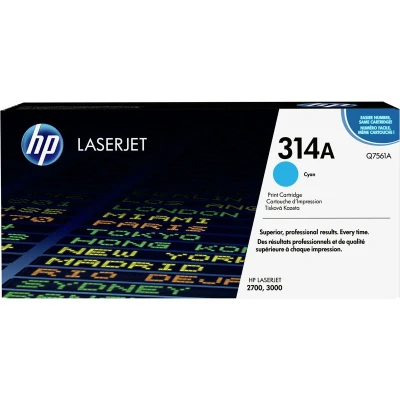 Afbeelding van HP 314A (Q7561A) Toner Cyaan