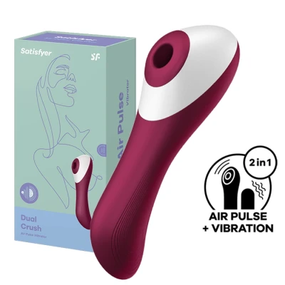 Afbeelding van Satisfyer Dual Crush Luchtdruk Vibrator