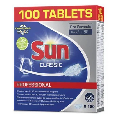 Image de Sun Professional Classic tablettes pour lave vaisselle (100 pièces)