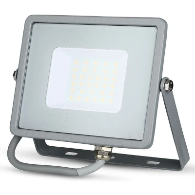 Afbeelding van V tac Schijnwerper Vt 30 30w 2400 Lumen 3000k 17,8 Cm Grijs