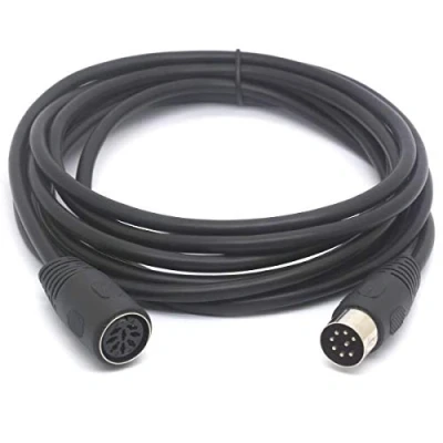Afbeelding van Tomost 8 pins MIDI verlengkabel mannelijk naar vrouwelijk voor Bang &amp; Olufsen B&amp;O Powerlink Ect Musicial Insturement 3 m