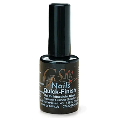 Afbeelding van GS Nails Snelle afwerkingsgel met fijne viscositeit voor nail art en nageldesign, uv gel zonder zweetlaag, glanzende afwerkingsgel, 15 ml